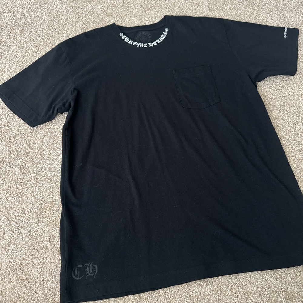 Chrome Hearts Black Short Sleeve Tee